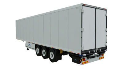 Rendering of Haul Secure Magnetic Locks protecting a trailer